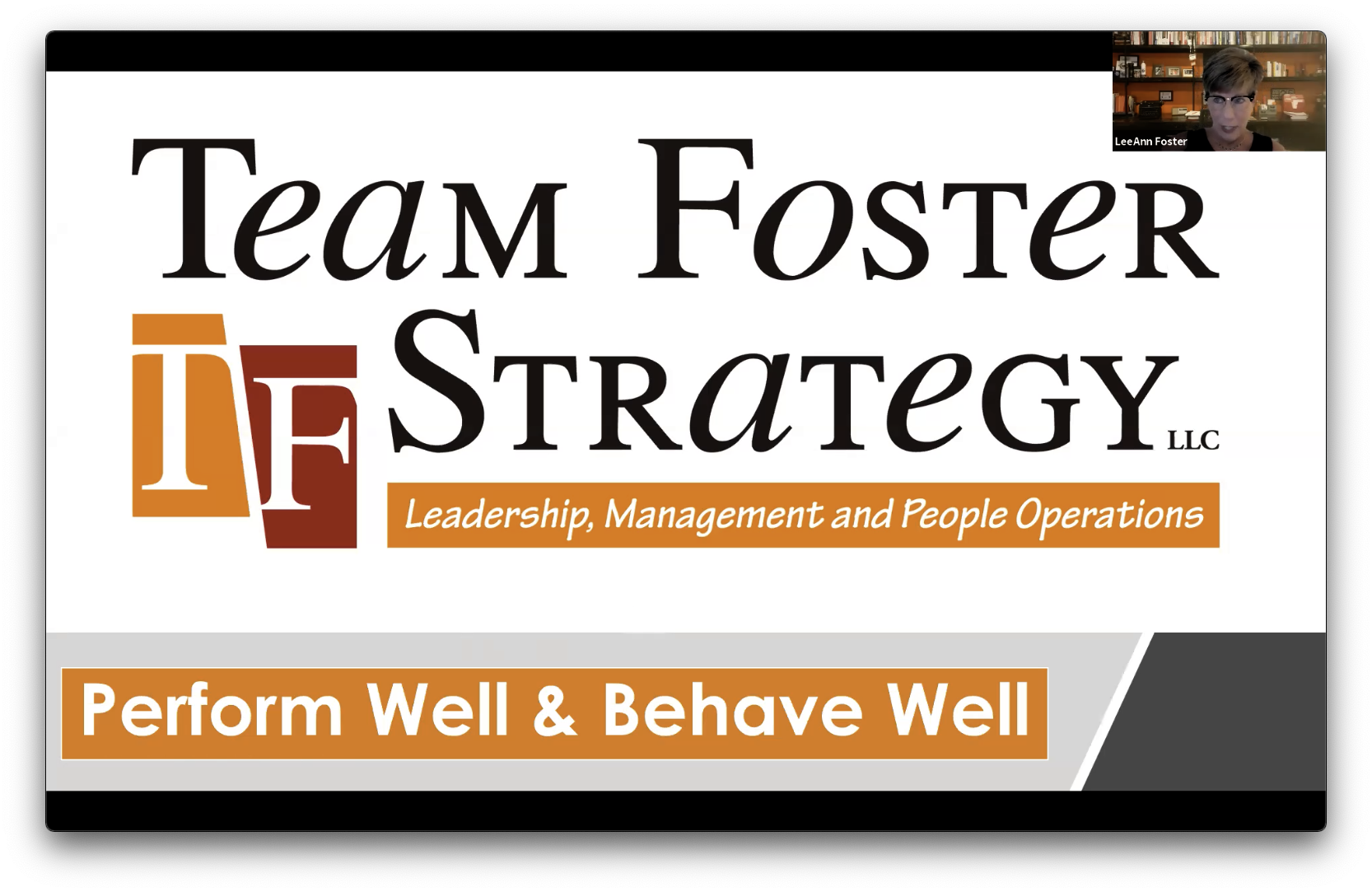 Featured image for “Perform Well and Behave Well”